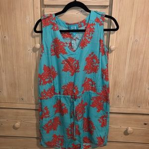 Escapada Living Tie Waist Coral Dress